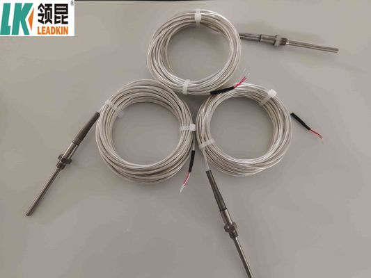 Cable di estensione termopare di tipo K ad alta temperatura a filo singolo / doppio