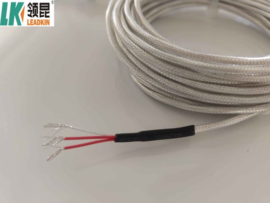 Cable di estensione termopare di tipo K ad alta temperatura a filo singolo / doppio